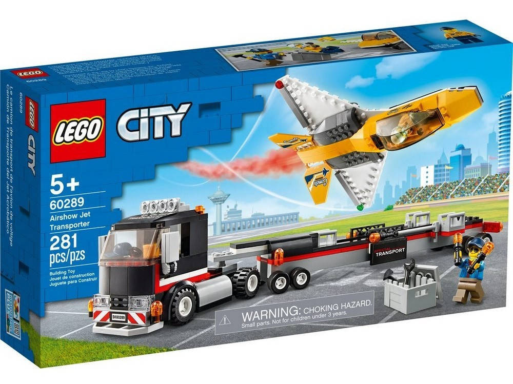 Конструктор LEGO City Транспортировка самолёта на авиашоу 281 деталей (60289), Разные цвета
Конструктор LEGO City Транспортировка самолёта на авиашоу 281 деталей (60289), Разные цвета