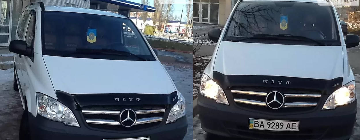 Дефлектор капота VT52 (мухобойка) Mercedes-Benz Vito 2003-2014 W639, Vip Tuning, MRD06
Дефлектор капота VT52 (мухобойка) Mercedes-Benz Vito 2003-2014 W639, Vip Tuning, MRD06