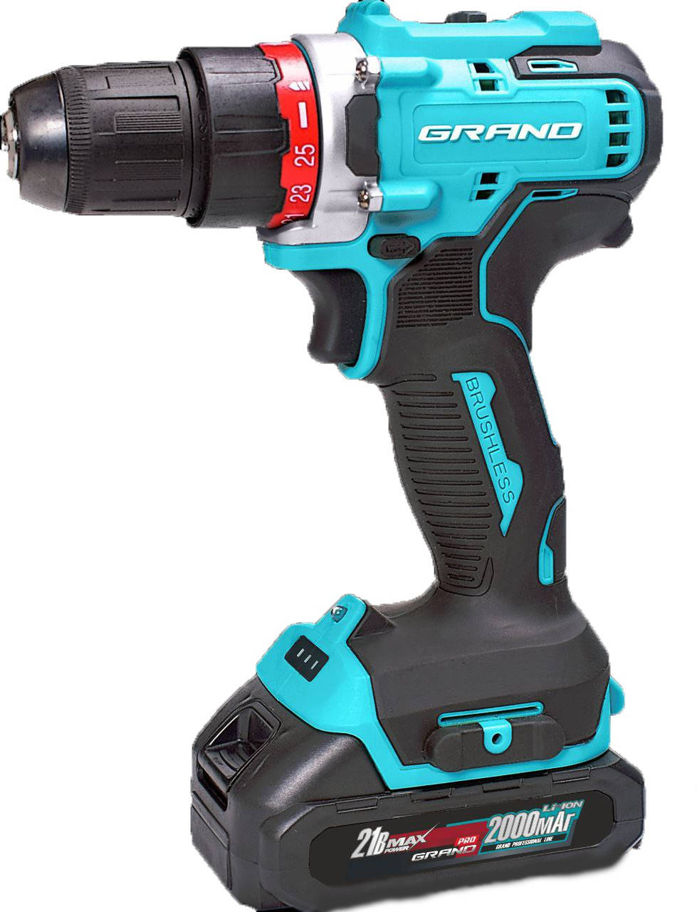 Аккумуляторный бесщеточный шуруповерт Grand Да-21 BL/PRO (21В, 2 Ач, 45 Нм,2 аккум, кейс, LED-подсветка)
Аккумуляторный бесщеточный шуруповерт Grand Да-21 BL/PRO (21В, 2 Ач, 45 Нм,2 аккум, кейс, LED-подсветка)