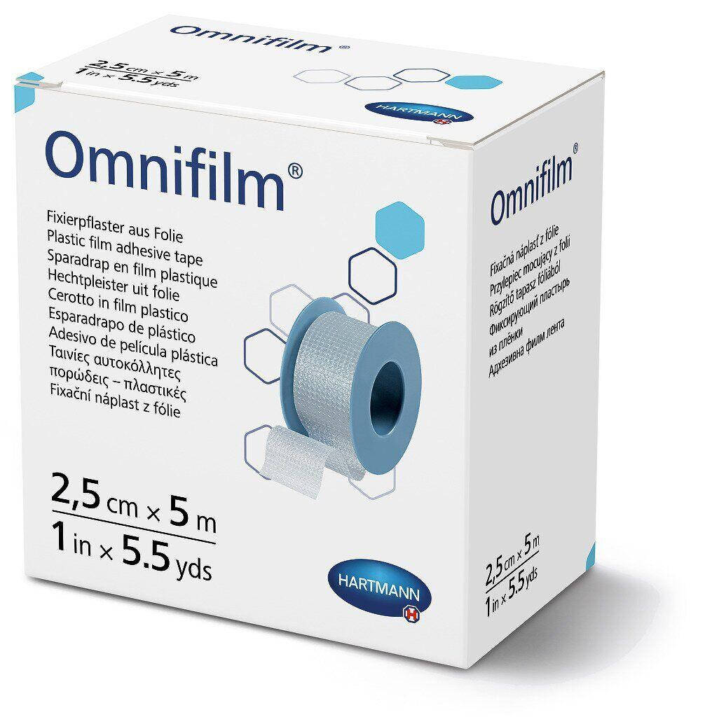 Omnifilm 2,5см х 5м - Пластырь фиксирующий из прозрачной пленки 1 шт 
Omnifilm 2,5см х 5м - Пластырь фиксирующий из прозрачной пленки 1 шт