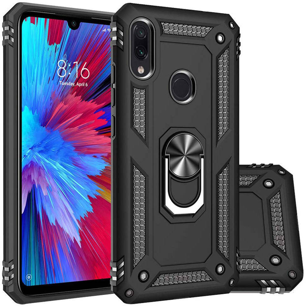 Чехол для Xiaomi Redmi Note 7 противоударный с кольцом подставкой чехол на телефон сяоми нот 7 черный MGN
Чехол для Xiaomi Redmi Note 7 противоударный с кольцом подставкой чехол на телефон сяоми нот 7 черный MGN