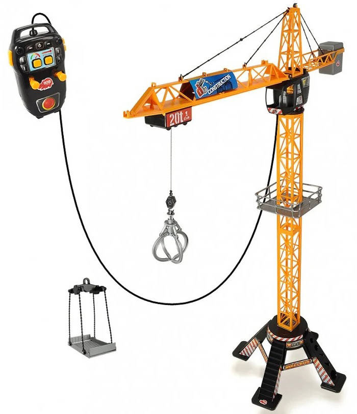 Игрушечный кран на дистанционном управлении 120 см Dickie Toys 3462412 на пульт для детей
Игрушечный кран на дистанционном управлении 120 см Dickie Toys 3462412 на пульт для детей