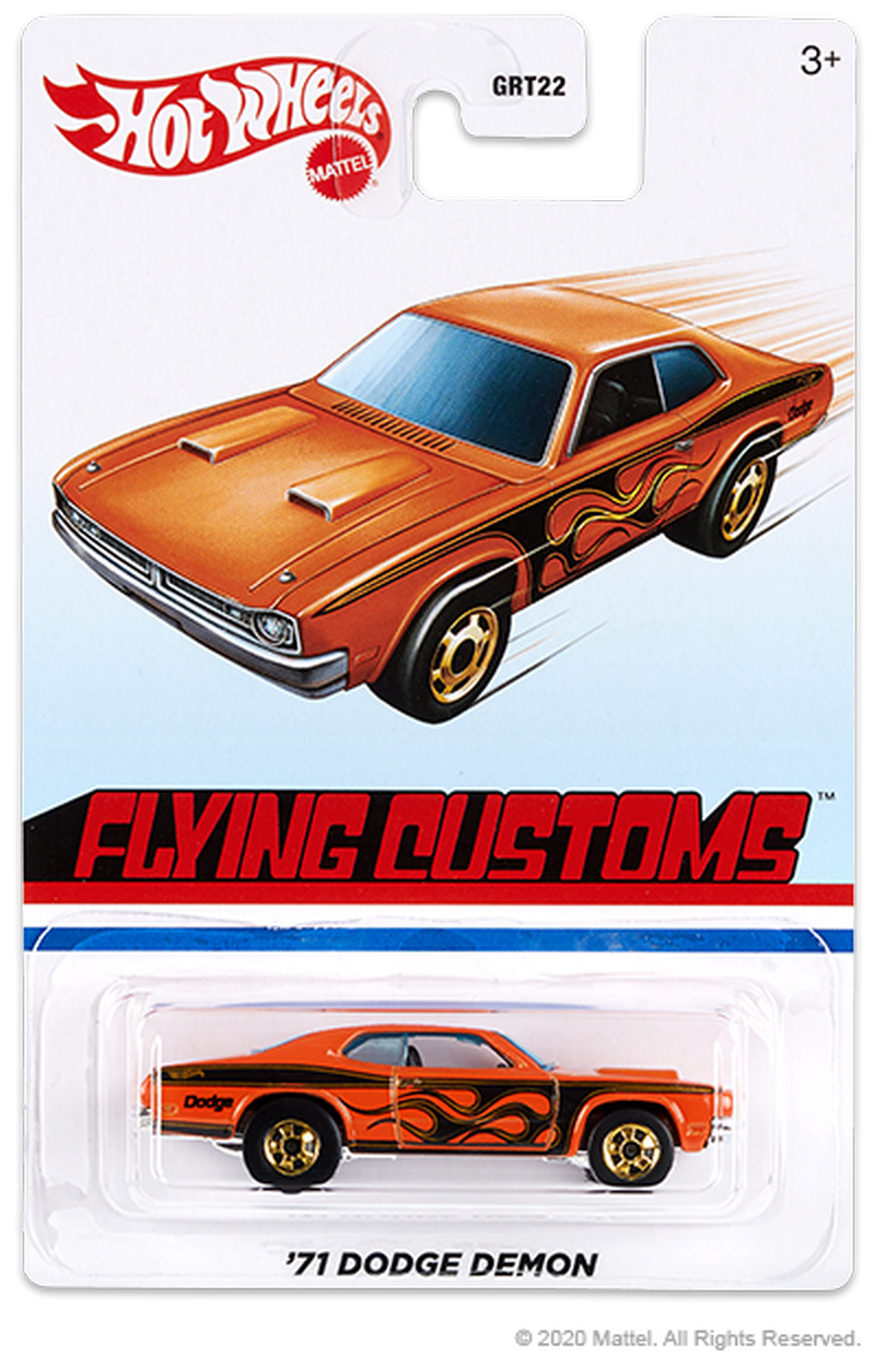 Машинка Hot Wheels - '71 Dodge Demon - 2021 Flying Customs - Target Exclusive - GRT28. Mattel. Оригинал
Машинка Hot Wheels - '71 Dodge Demon - 2021 Flying Customs - Target Exclusive - GRT28. Mattel. Оригинал