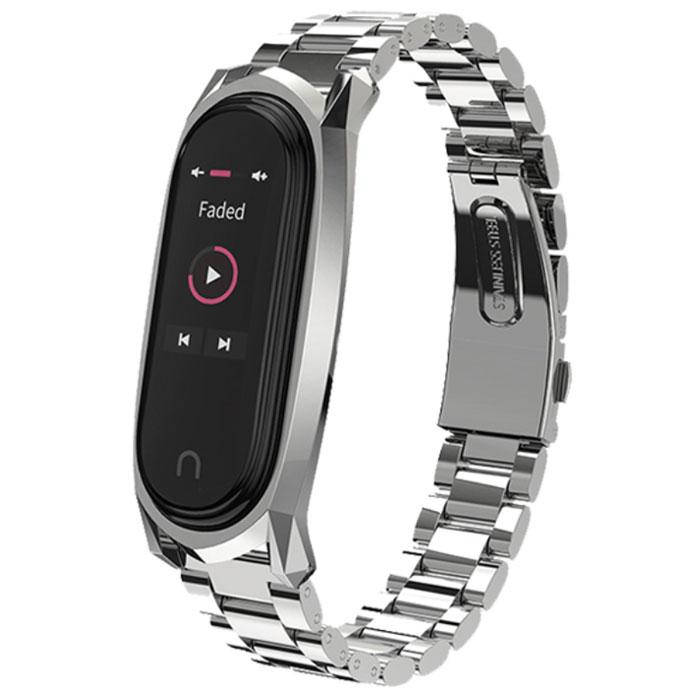 Металлический ремешок Primo Mijobs для фитнес-браслета Xiaomi Mi Band 4 - Silver
Металлический ремешок Primo Mijobs для фитнес-браслета Xiaomi Mi Band 4 - Silver