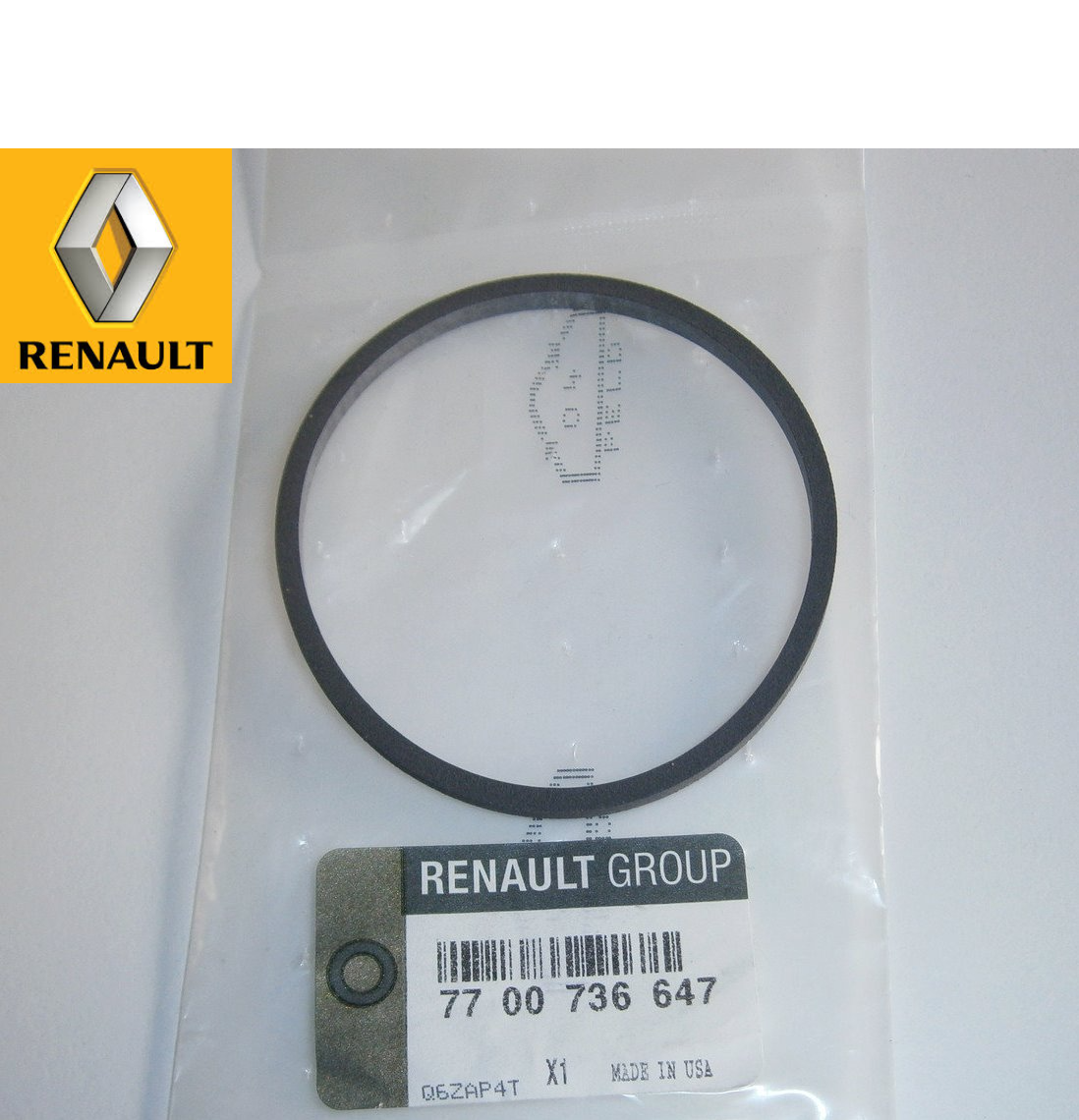 Прокладка масляного охладителя на Renault Trafic 1.9dCi (2001-2006) Renault (оригинал) 7700736647
Прокладка масляного охладителя на Renault Trafic 1.9dCi (2001-2006) Renault (оригинал) 7700736647