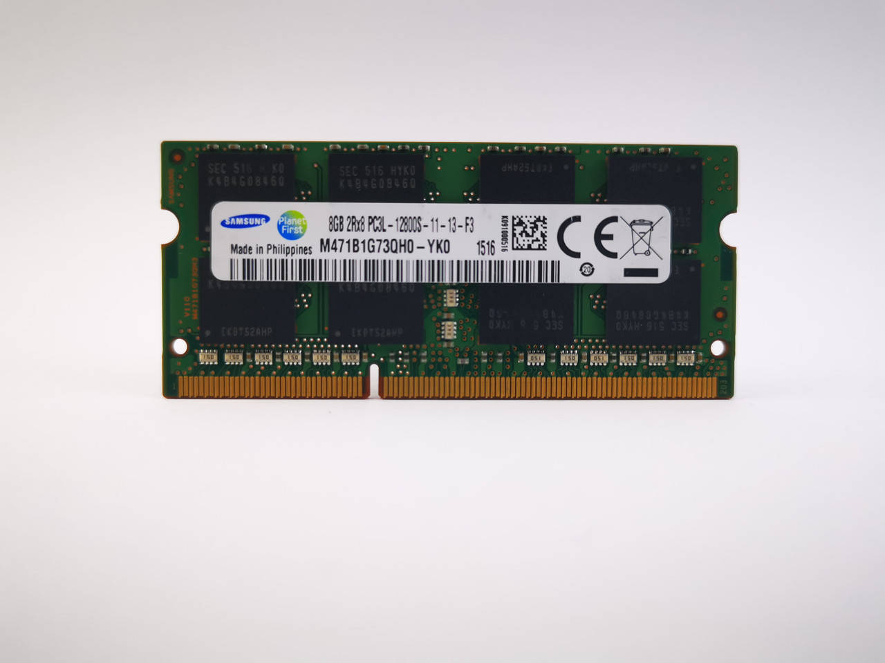 Оперативная память для ноутбука SODIMM Samsung DDR3L 8Gb 1600MHz PC3L-12800S (M471B1G73QH0-YK0) Б/У
Оперативная память для ноутбука SODIMM Samsung DDR3L 8Gb 1600MHz PC3L-12800S (M471B1G73QH0-YK0) Б/У