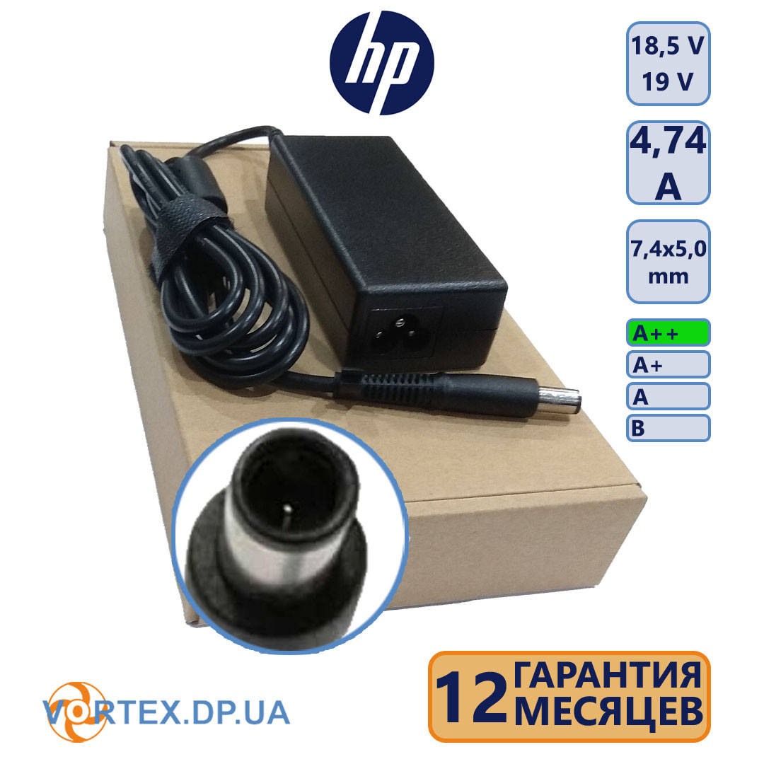 Зарядное устройство для ноутбука 7,4-5,0 mm игла 4,74A 18,5V 19V HP класс A++ (+ кабель питания)
Зарядное устройство для ноутбука 7,4-5,0 mm игла 4,74A 18,5V 19V HP класс A++ (+ кабель питания)