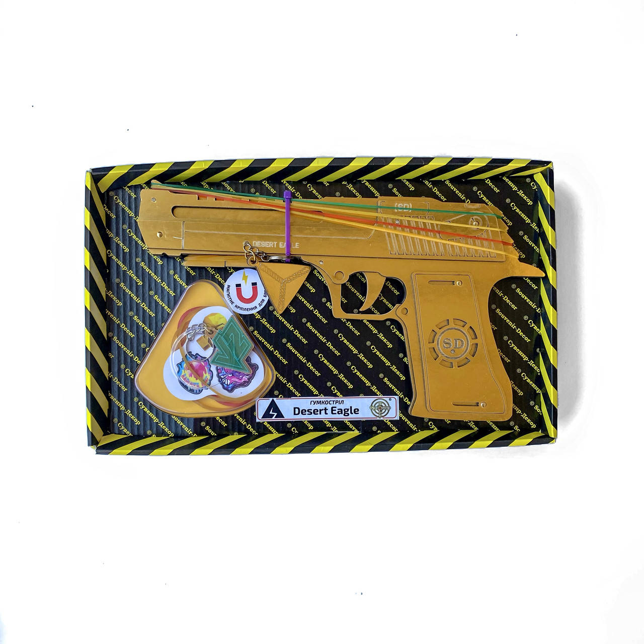Подарочный Набор STANDOFF 2 "Резинкострел-пистолет DESERT EAGLE Gold", игрушечное оружие
Подарочный Набор STANDOFF 2 "Резинкострел-пистолет DESERT EAGLE Gold", игрушечное оружие