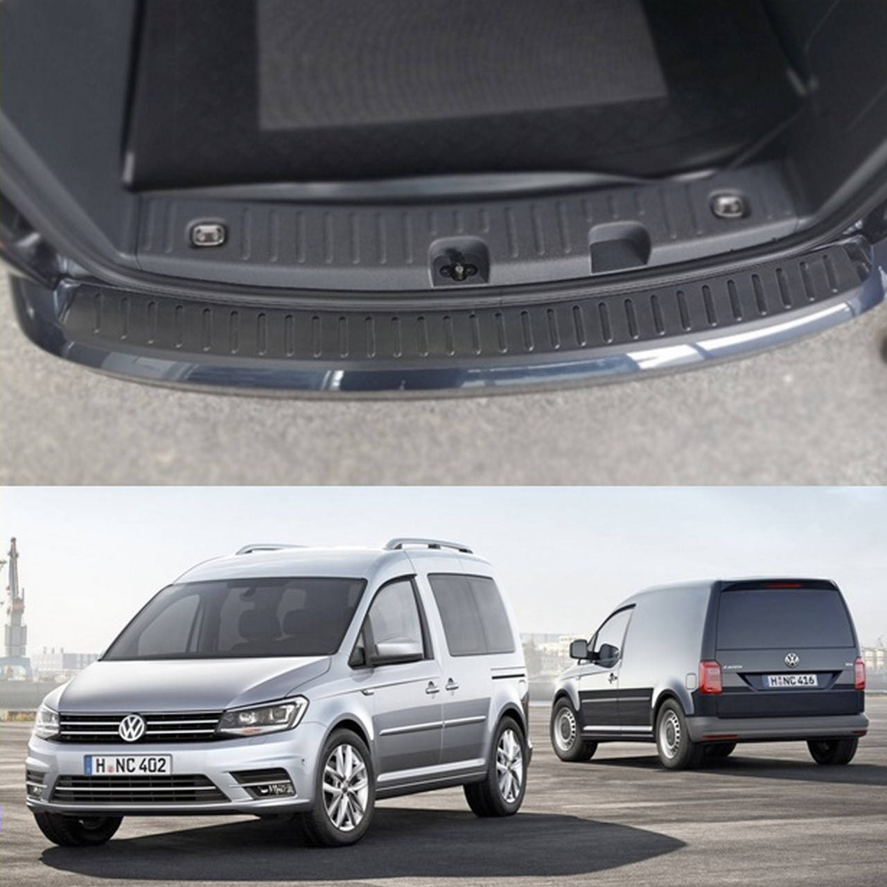 Пластиковая накладка заднего бампера для Volkswagen Caddy, Caddy Maxi 2015-2020, Черный
Пластиковая накладка заднего бампера для Volkswagen Caddy, Caddy Maxi 2015-2020, Черный