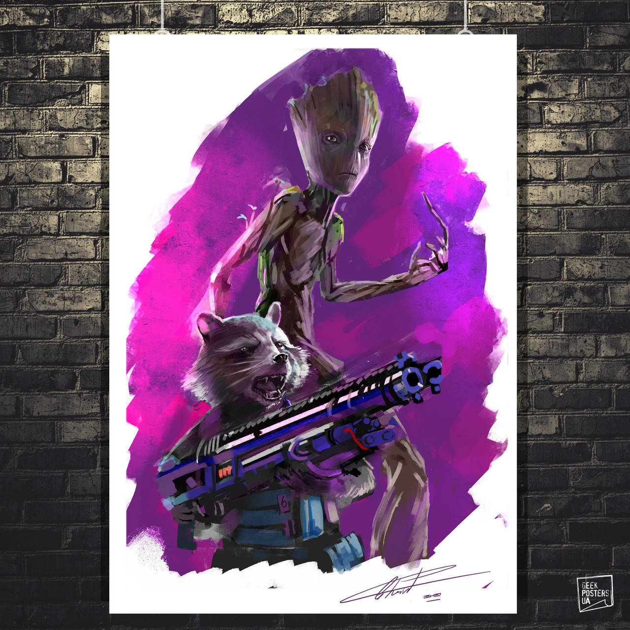 Постер Грут и Реактивный Енот. Стражи Галактики, GOTG. Размер 42x30см (A3). Матовая бумага
Постер Грут и Реактивный Енот. Стражи Галактики, GOTG. Размер 42x30см (A3). Матовая бумага