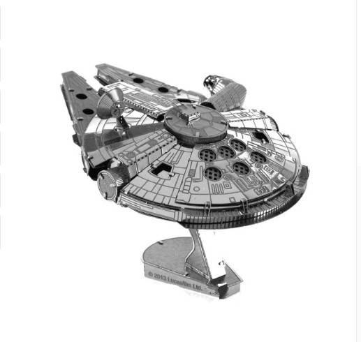 Металлический 3D конструктор Star Wars! Сокол тысячелетия (Звездные войны)! Космический корабль Хана Соло!
Металлический 3D конструктор Star Wars! Сокол тысячелетия (Звездные войны)! Космический корабль Хана Соло!