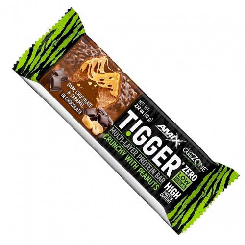 Протеїновий батончик Amix-Nutrition Tigger Zero Multi Layer Protein Bar, 60г - темний шоколад - карамель
Протеїновий батончик Amix-Nutrition Tigger Zero Multi Layer Protein Bar, 60г - темний шоколад - карамель