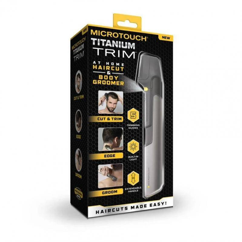 Мужской триммер MICRO TOUCH TITANIUM TRIM 5 в 1 
Мужской триммер MICRO TOUCH TITANIUM TRIM 5 в 1