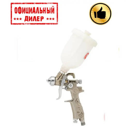 Краскопульт пневматический LVMP MINI форсунка 0.8 мм, 2-2.5 бар INTERTOOL PT-0129 
Краскопульт пневматический LVMP MINI форсунка 0.8 мм, 2-2.5 бар INTERTOOL PT-0129