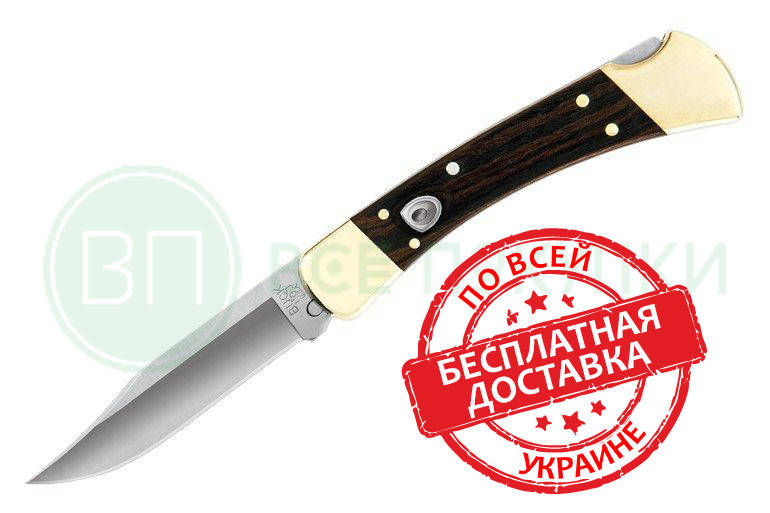 Складной нож Buck Folding Hunter Auto (110BRSA), Коричневый 
Складной нож Buck Folding Hunter Auto (110BRSA), Коричневый