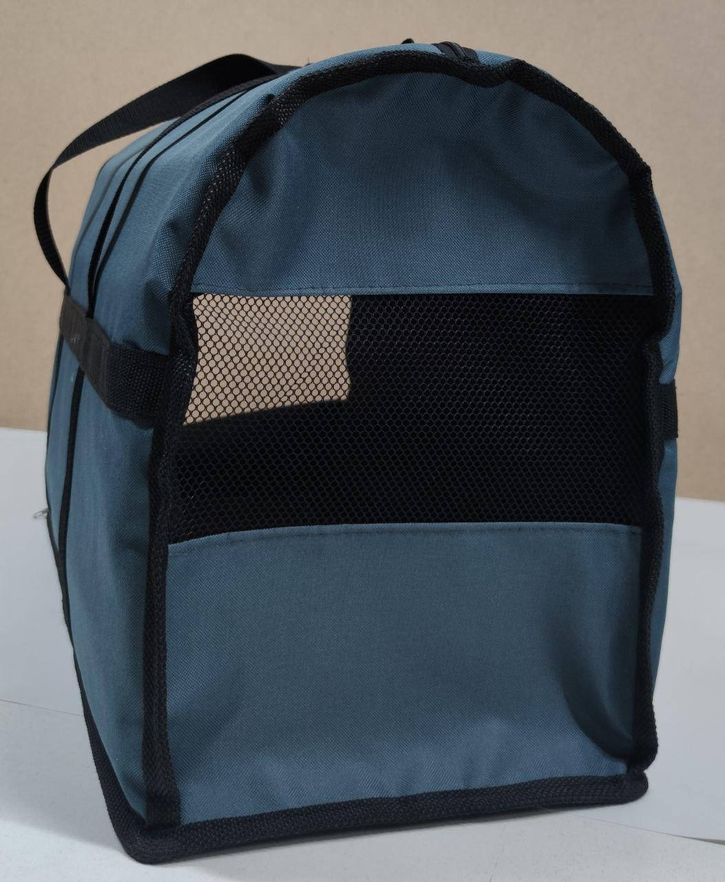 Сумка-переноска 60см для крупных домашних животных до 12 кг серая, Серый 
Сумка-переноска 60см для крупных домашних животных до 12 кг серая, Серый