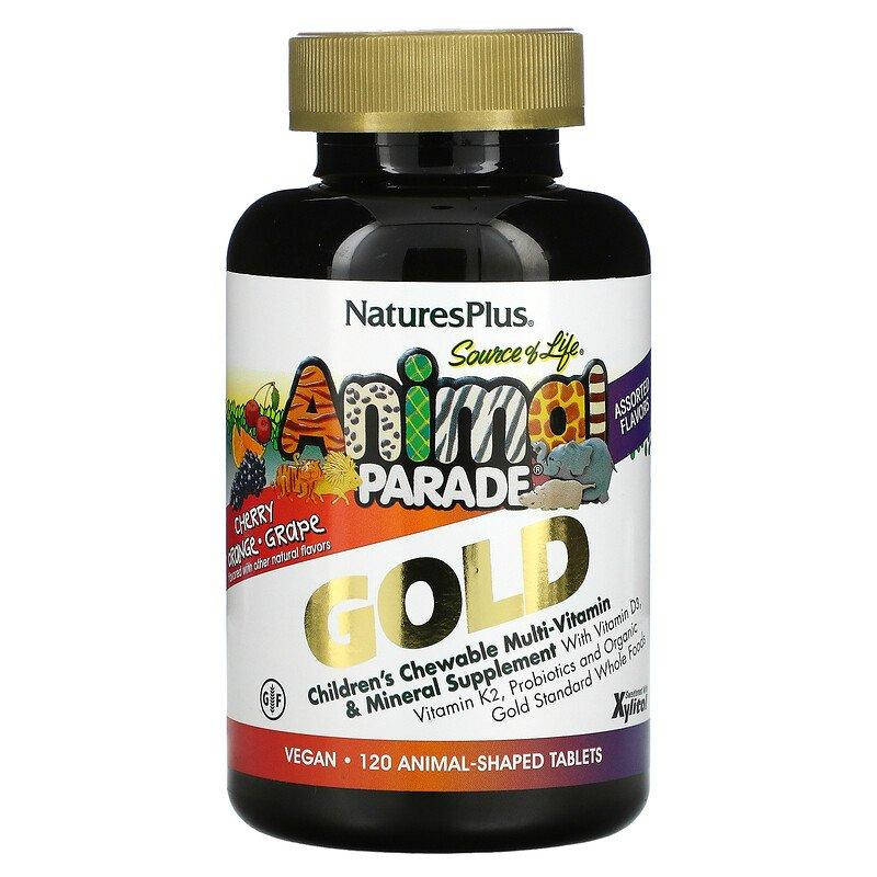 Nature's Plus, Source of Life Animal Parade Gold, добавка для детей с мультивитаминами и минералами, ассорти
Nature's Plus, Source of Life Animal Parade Gold, добавка для детей с мультивитаминами и минералами, ассорти