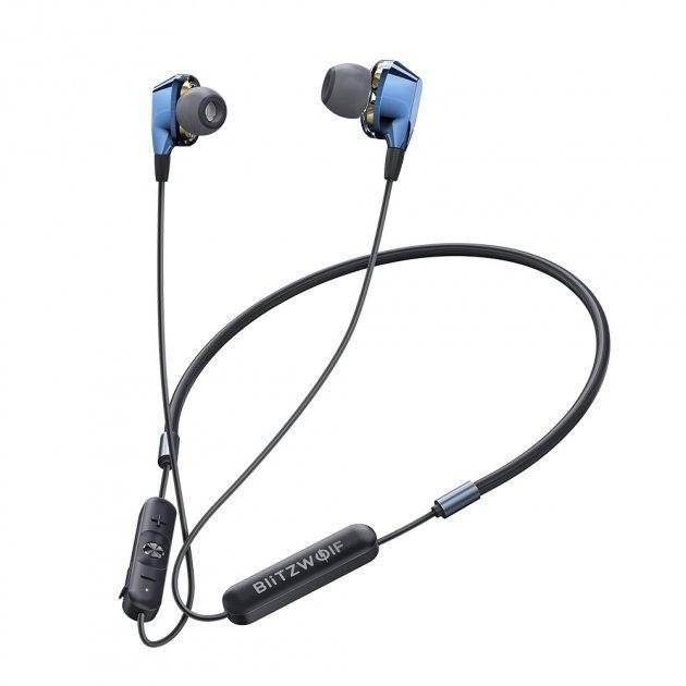 Беспроводные наушники BlitzWolf Bluetooth 5.0 с шейным креплением Black (BW-BTS4), Черный
Беспроводные наушники BlitzWolf Bluetooth 5.0 с шейным креплением Black (BW-BTS4), Черный