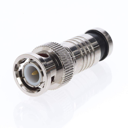 Разъем BNC-M - компрессионный под коаксиальный кабель RG-59 + желтый наконечник Q100
Разъем BNC-M - компрессионный под коаксиальный кабель RG-59 + желтый наконечник Q100