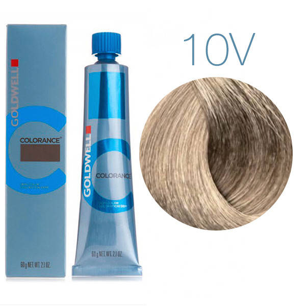 Тонирующая крем-краска для волос Goldwell Colorance 60 мл 10V (фиолетовый пастельный блондин
Тонирующая крем-краска для волос Goldwell Colorance 60 мл 10V (фиолетовый пастельный блондин