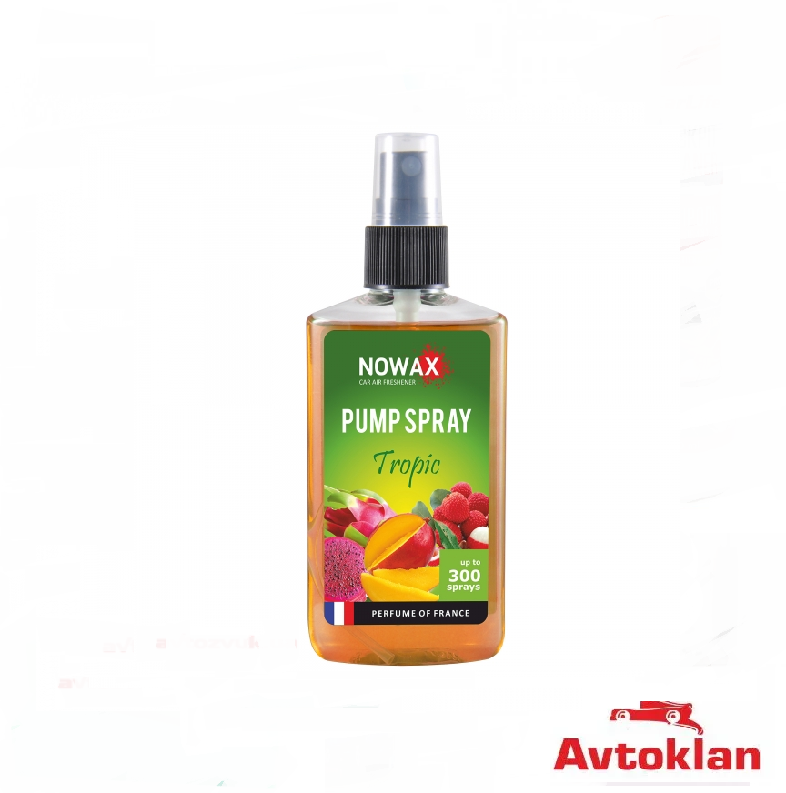 Ароматизатор спрей в машину пахучка для авто Nowax Pump Spray 75 мл Tropic (NX07525)
Ароматизатор спрей в машину пахучка для авто Nowax Pump Spray 75 мл Tropic (NX07525)