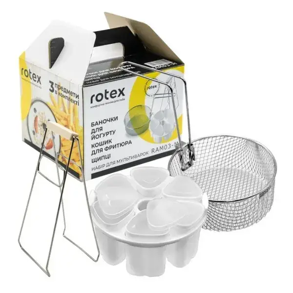 Набор для мультиварки Rotex 634964
Набор для мультиварки Rotex 634964