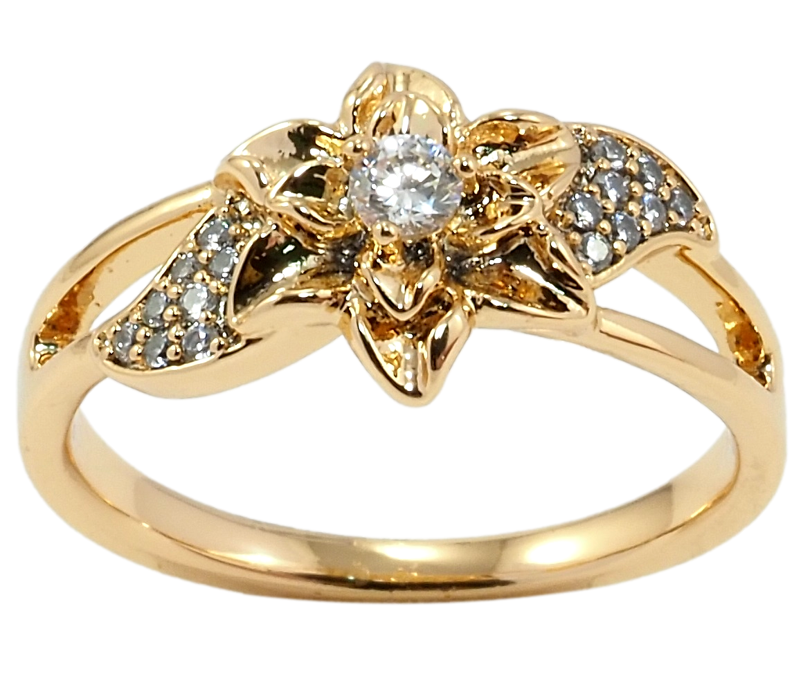 Кольцо Xuping Позолота 18K "Лилия" р.16,17,18,18.5,19.5 
Кольцо Xuping Позолота 18K "Лилия" р.16,17,18,18.5,19.5