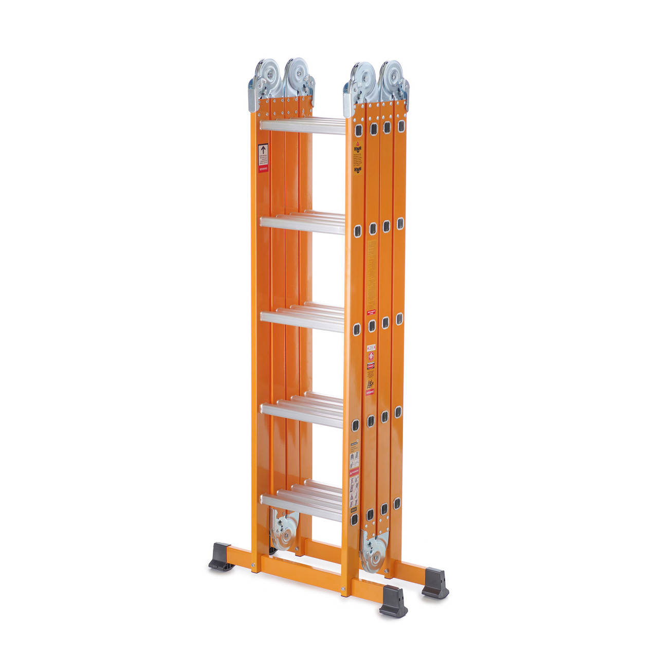 Лестница шарнирная комбинированная 5.63м. 4x5 ступеней "Bellatrix" Laddermaster (SA4A5)
Лестница шарнирная комбинированная 5.63м. 4x5 ступеней "Bellatrix" Laddermaster (SA4A5)
