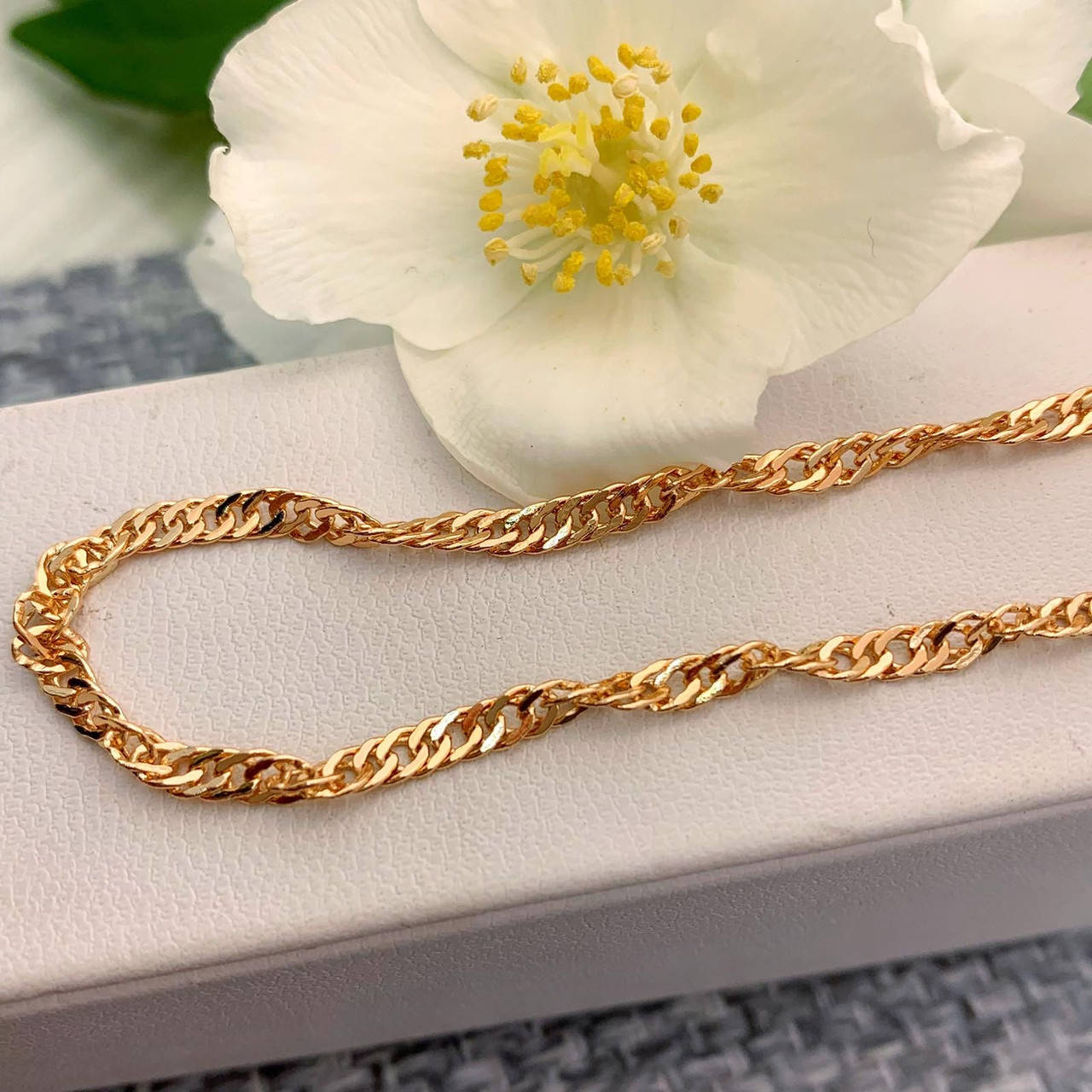 Браслет BR 982, Длина 17 см; Ширина 4 мм; позолота РО 
Браслет BR 982, Длина 17 см; Ширина 4 мм; позолота РО