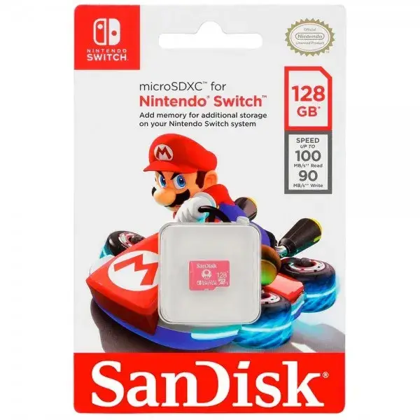 Карта памяти SanDisk For Nintendo Switch SDSQXAO-128G-GN3ZN 128GB microSDXC Class 10 UHS-I
Карта памяти SanDisk For Nintendo Switch SDSQXAO-128G-GN3ZN 128GB microSDXC Class 10 UHS-I