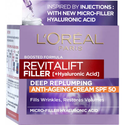 Крем для лица L'Oreal Paris Revitalift Filler Х3 Антивозрастной SPF-50 50 мл (3600523982745)
Крем для лица L'Oreal Paris Revitalift Filler Х3 Антивозрастной SPF-50 50 мл (3600523982745)