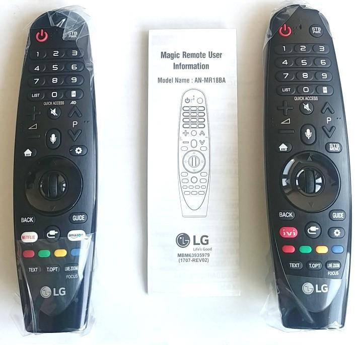 Пульт для телевизора LG Magic Remote AN-MR18BA Original с голосовым управлением, Черный
Пульт для телевизора LG Magic Remote AN-MR18BA Original с голосовым управлением, Черный