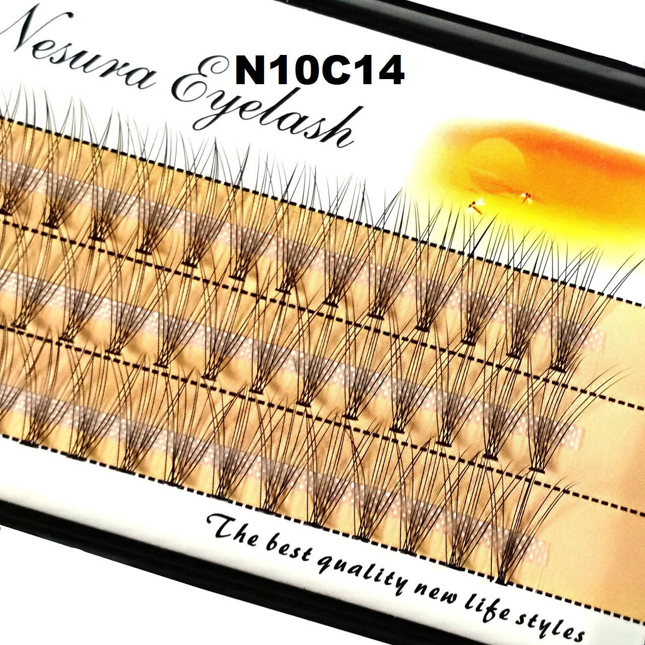 Ресницы Nesura Eyelash 10D, 14 мм, изгиб C, 0,10, 60 пучков Несура безузелковые ресницы, Черный
Ресницы Nesura Eyelash 10D, 14 мм, изгиб C, 0,10, 60 пучков Несура безузелковые ресницы, Черный