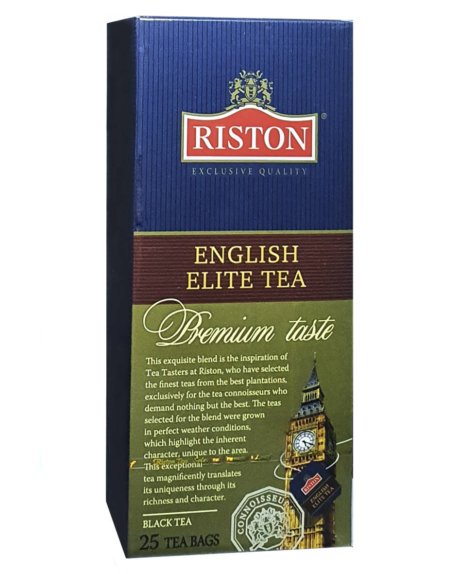 Чай чорний Riston English Elite 25 шт х 2 г (54679)
Чай чорний Riston English Elite 25 шт х 2 г (54679)