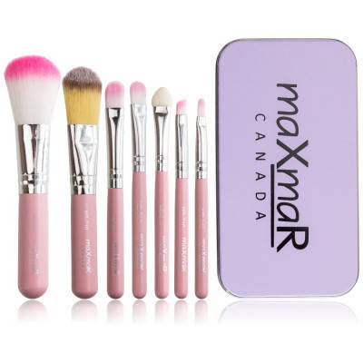 Набор кистей для макияжа в металлическом кейсе (7 кисточек) maXmaR MB-210 Pink
Набор кистей для макияжа в металлическом кейсе (7 кисточек) maXmaR MB-210 Pink