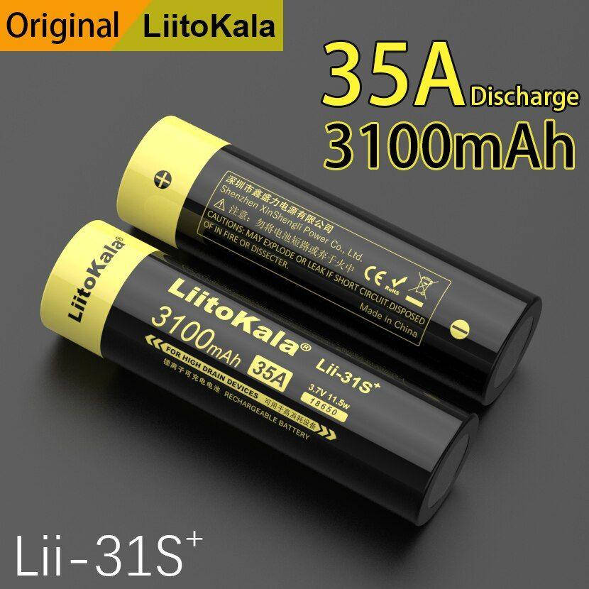 Высокотоковый Аккумулятор Liitokala Lii-31S 3100Mah/18650/35 Ампер
Высокотоковый Аккумулятор Liitokala Lii-31S 3100Mah/18650/35 Ампер