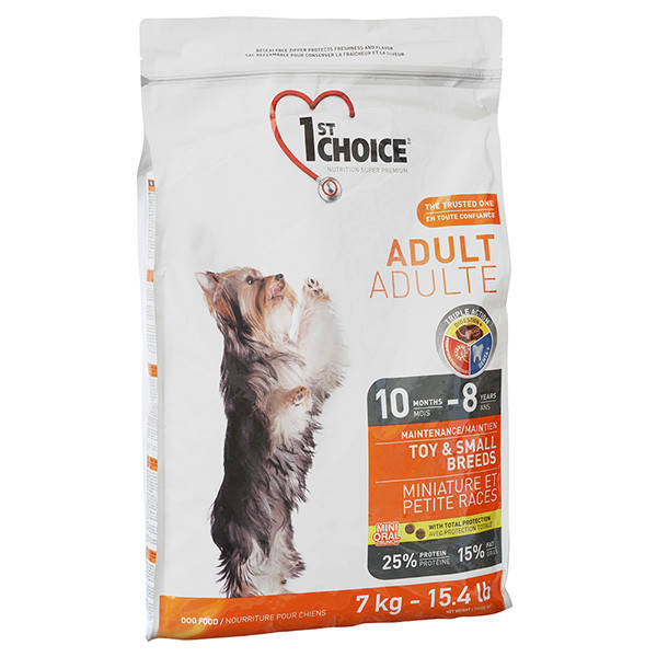 1st Choice Toy&Small Adult Chicken 7 кг Фест Чойс сухой корм для взрослых собак мини и малых пород
1st Choice Toy&Small Adult Chicken 7 кг Фест Чойс сухой корм для взрослых собак мини и малых пород
