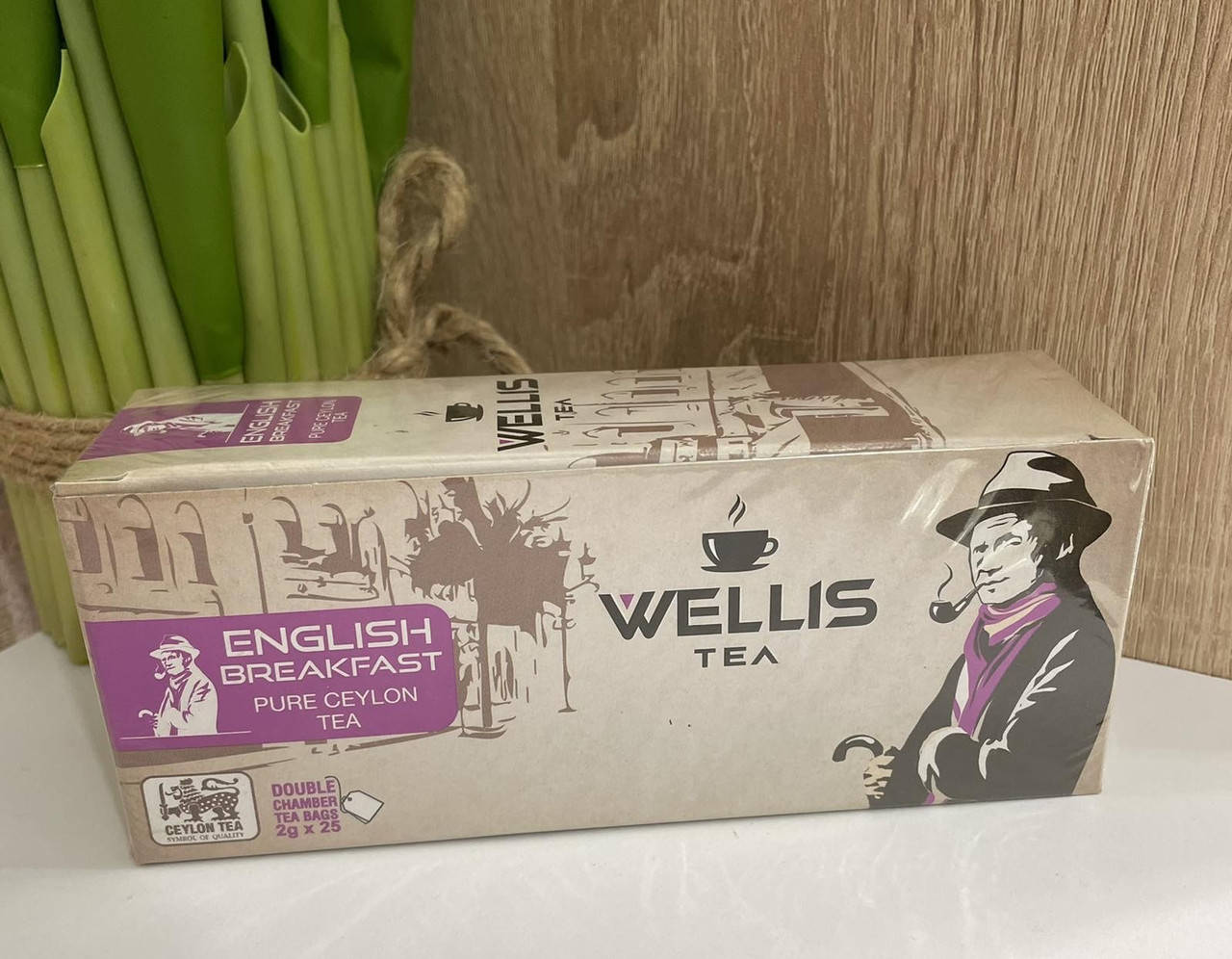 Чай Wellis чёрный English breakfast 25 пакетов цейлонский Веллис чисто чёрный английский завтрак
Чай Wellis чёрный English breakfast 25 пакетов цейлонский Веллис чисто чёрный английский завтрак