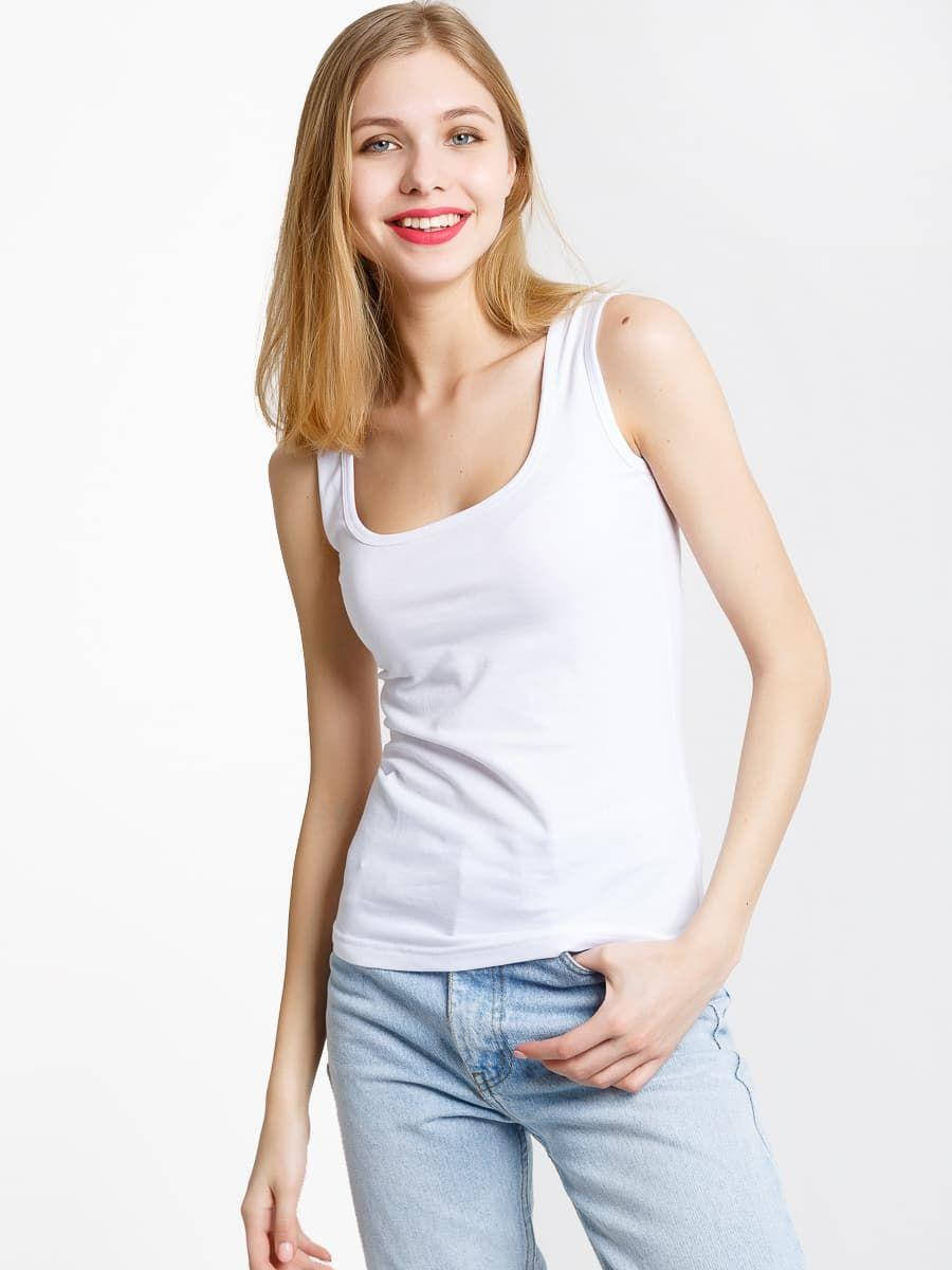 МАЙКА ЖЕНСКАЯ (422208), белый 
МАЙКА ЖЕНСКАЯ (422208), белый