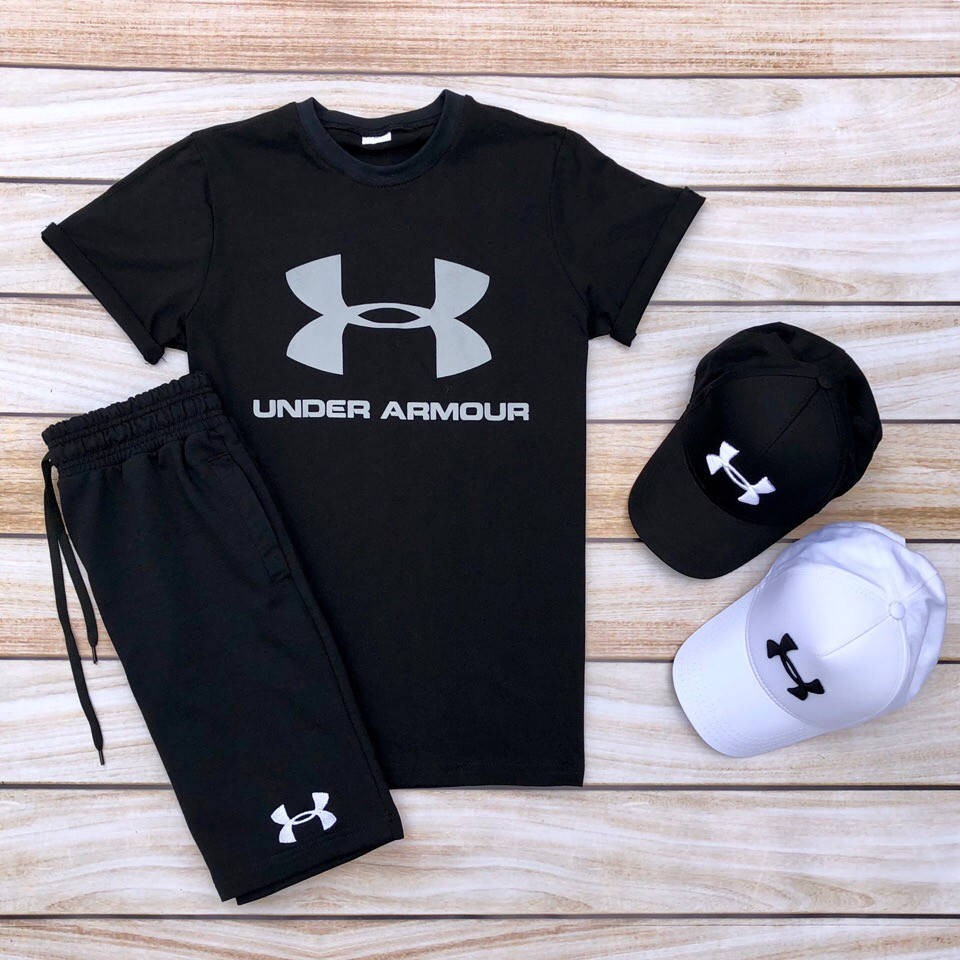 Комплект Футболка + Шорты Under Armour черный | Спортивный костюм мужской летний Андер Армур ТОП качества
Комплект Футболка + Шорты Under Armour черный | Спортивный костюм мужской летний Андер Армур ТОП качества