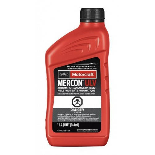 Оригинальное трансмиссионное масло Ford Motorcraft Mercon ULV 946 мл. Ford WSS-M2C949-A XT-12-QULV
Оригинальное трансмиссионное масло Ford Motorcraft Mercon ULV 946 мл. Ford WSS-M2C949-A XT-12-QULV