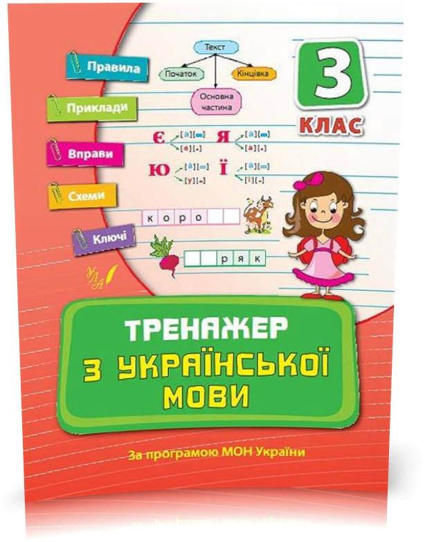 РОЗПРОДАЖ! 3 клас. Тренажер ~ Тренажер з української мови. ( Яцук Т. І.), Видавництво УЛА
РОЗПРОДАЖ! 3 клас. Тренажер ~ Тренажер з української мови. ( Яцук Т. І.), Видавництво УЛА