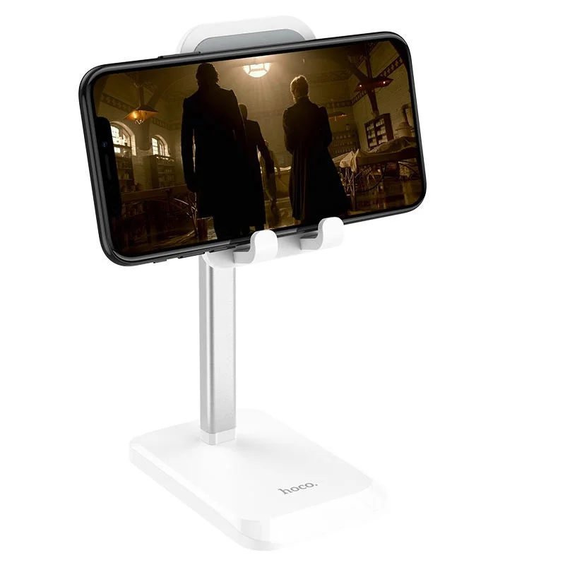 Подставка для телефона и планшета HOCO Stable telescopic desktop stand PH27 Белый 
Подставка для телефона и планшета HOCO Stable telescopic desktop stand PH27 Белый