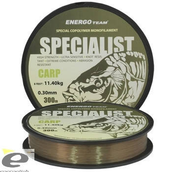 Леска Energofish Specialist Carp Brown-Green 300 м 0.16 мм 3.57 кг (33200016), Коричневый
Леска Energofish Specialist Carp Brown-Green 300 м 0.16 мм 3.57 кг (33200016), Коричневый