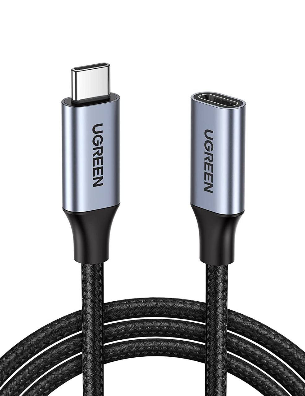 UGREEN USB C 3.1 удлинительный плетеный кабель 1м Тип C удлинительный провод USB C 3.1 Gen2 5A удлинительный, Черный
UGREEN USB C 3.1 удлинительный плетеный кабель 1м Тип C удлинительный провод USB C 3.1 Gen2 5A удлинительный, Черный