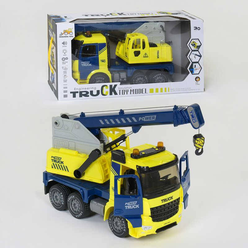 Игрушка Кран музыкальный Truck, игрушечная спецтехника свет, звук, инерция, открываются двери, Н 998-39, Желтый
Игрушка Кран музыкальный Truck, игрушечная спецтехника свет, звук, инерция, открываются двери, Н 998-39, Желтый