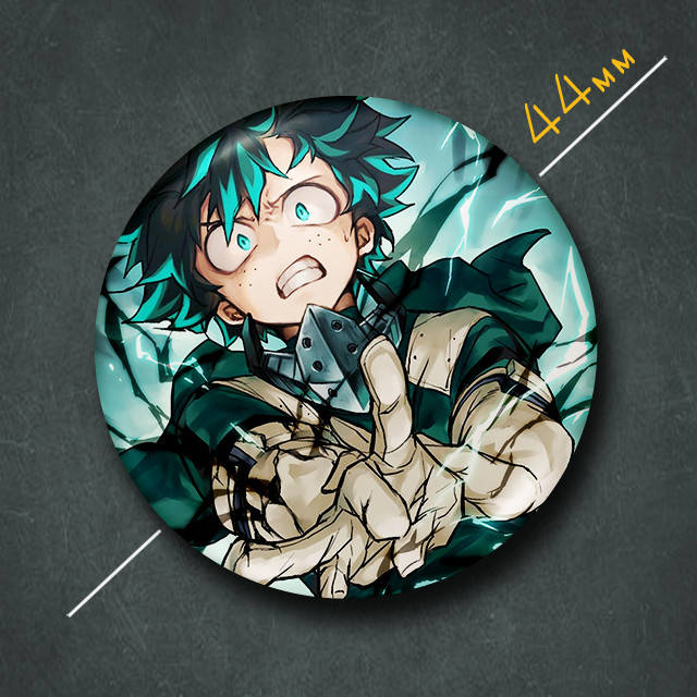 "Идзуку Мидория (Моя геройская академия / My Hero Academia)" значок круглый на булавке Ø44 мм
"Идзуку Мидория (Моя геройская академия / My Hero Academia)" значок круглый на булавке Ø44 мм