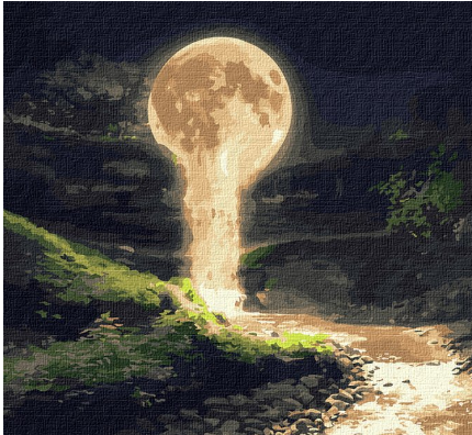 Набір для розпису по номерах. "Місячний водоспад з фарбами металiк" 50х50см
Набір для розпису по номерах. "Місячний водоспад з фарбами металiк" 50х50см