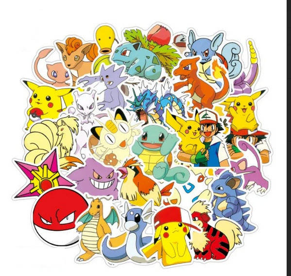 Набор виниловых наклеек стикеров Pokemon Покемон Стикербомбинг на авто телефон ноутбук стену 50 шт, Разные цвета
Набор виниловых наклеек стикеров Pokemon Покемон Стикербомбинг на авто телефон ноутбук стену 50 шт, Разные цвета