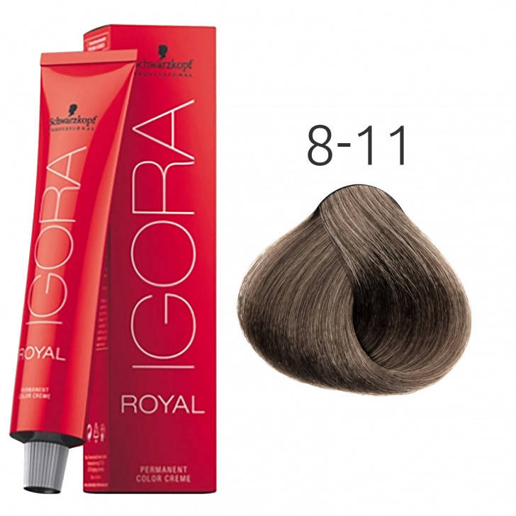 Крем-краска для волос Schwarzkopf Igora Royal 8-11 Светло-Русый Сандрэ Экстра 60 мл
Крем-краска для волос Schwarzkopf Igora Royal 8-11 Светло-Русый Сандрэ Экстра 60 мл